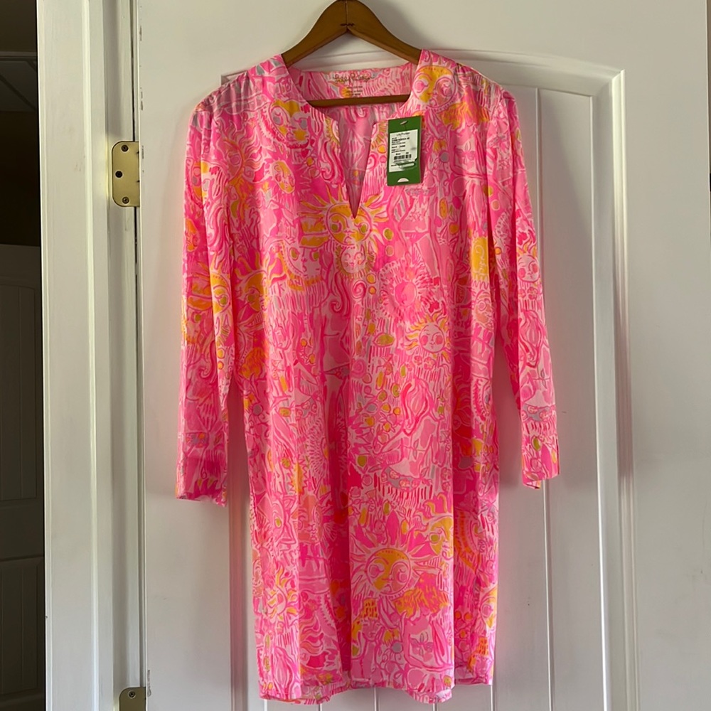 Lily Pulitzer Marco Island Tunic NWT, color: Pink Pout size: x-small